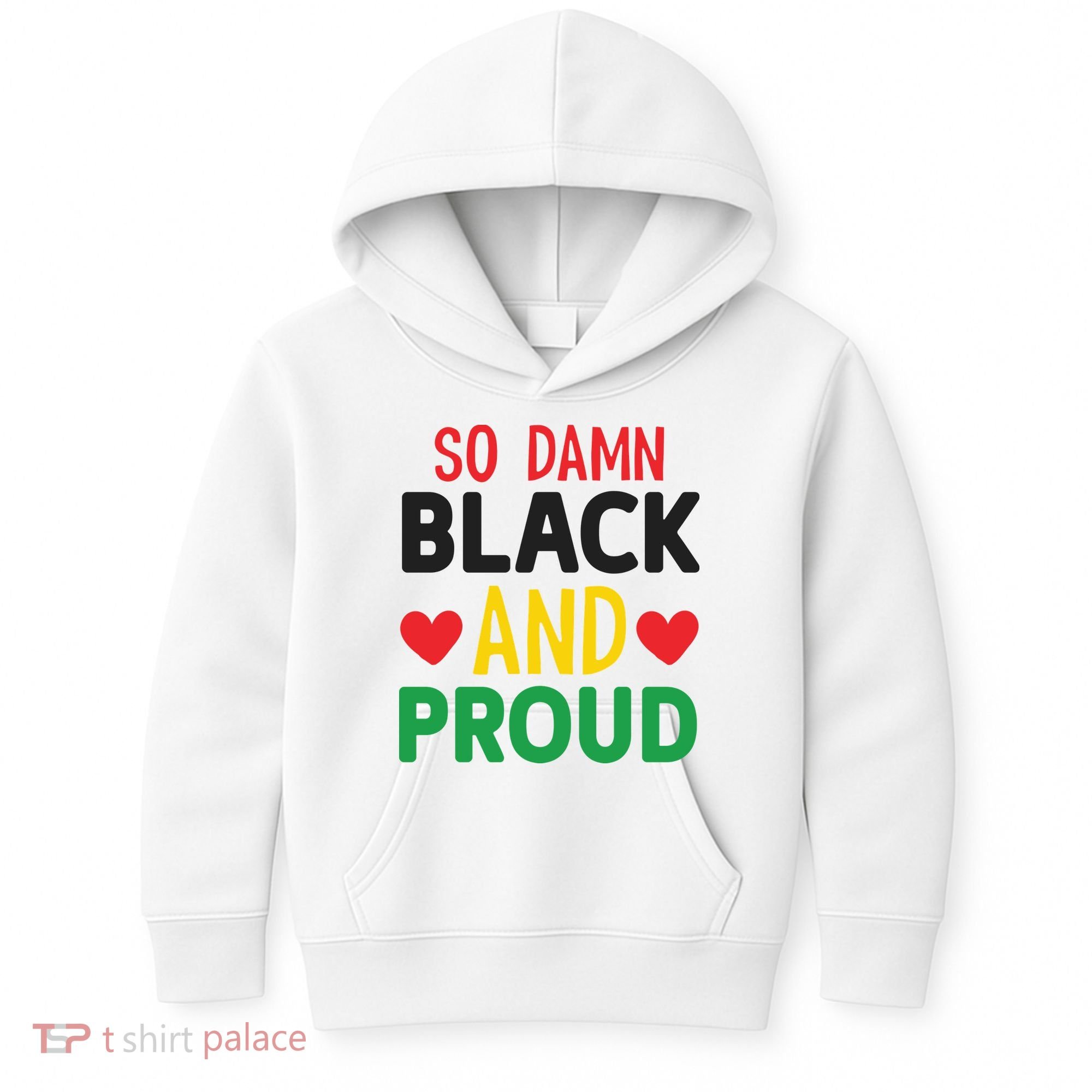 So Damn Black And Proud For Me For Black History Month Gift Kids Hoodie