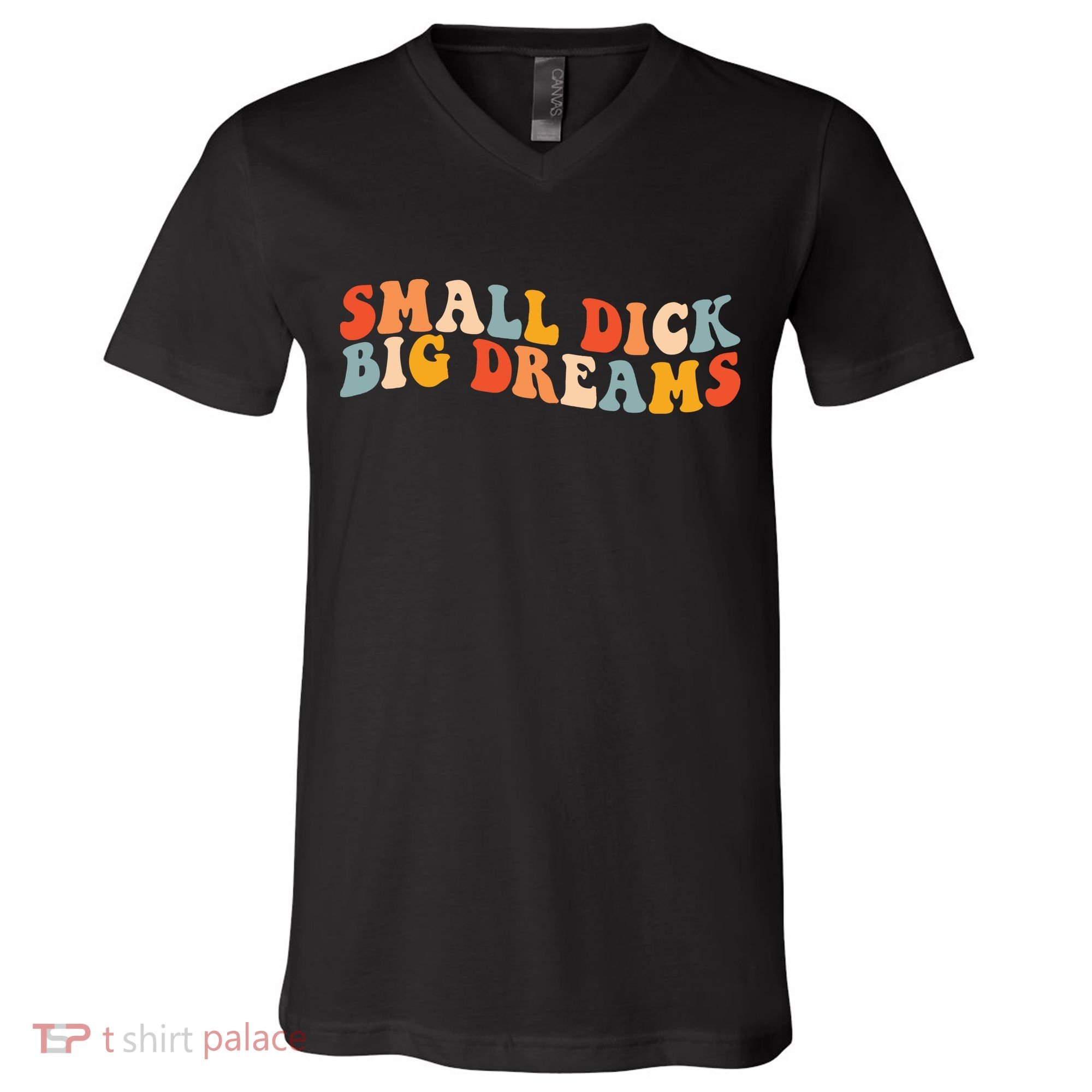Small Dick Big Dreams V-Neck T-Shirt