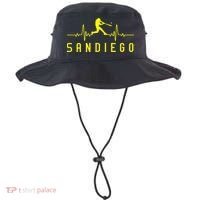 San Diego Baseball Heartbeat SD Game Day Padre Bucket Hat thumb 0