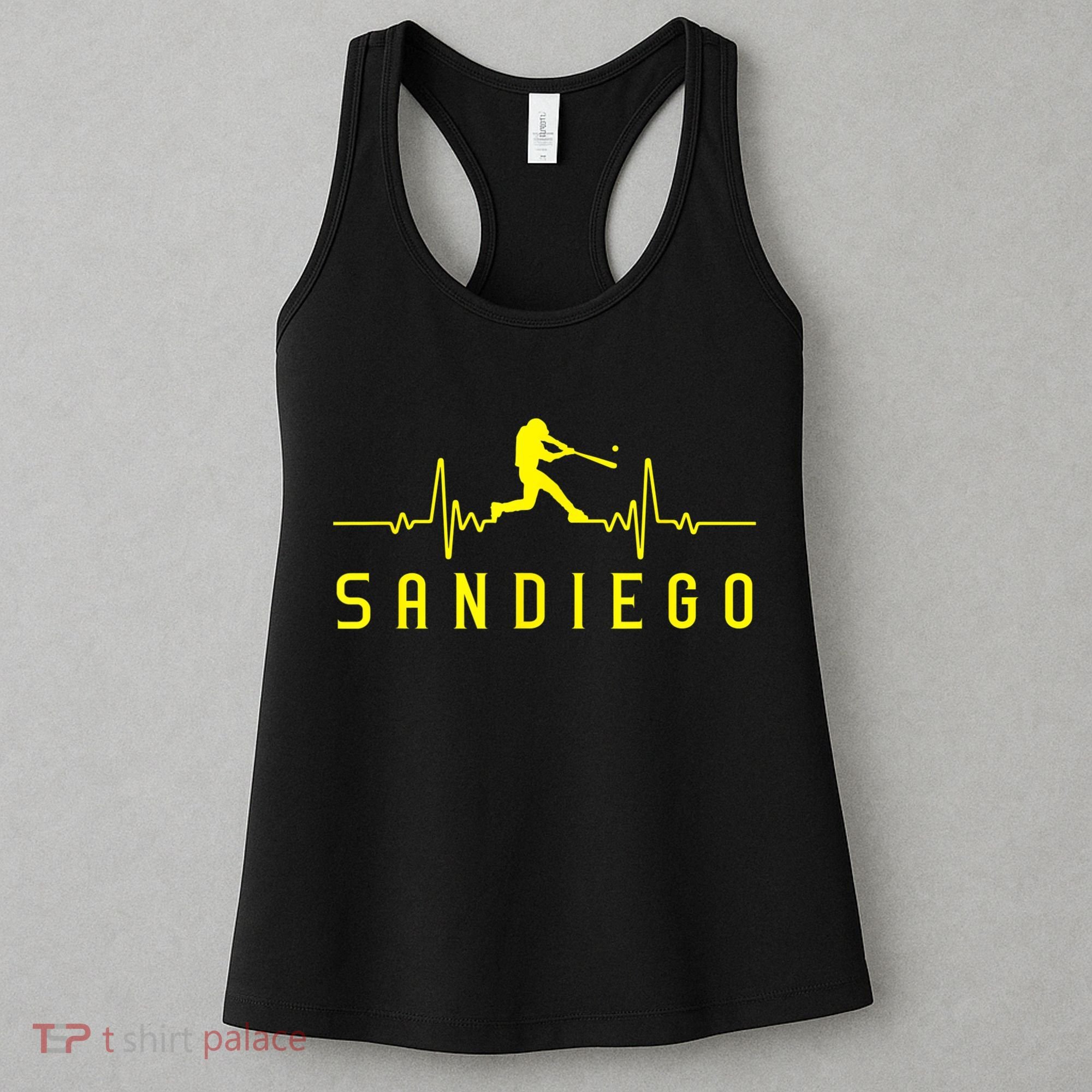 San Diego Baseball Heartbeat SD Game Day Padre Women's Tank Top