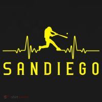 San Diego Baseball Heartbeat SD Game Day Padre Women's Tank Top thumb 5