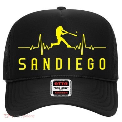 San Diego Baseball Heartbeat SD Game Day Padre Hat