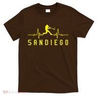 San Diego Baseball Heartbeat SD Game Day Padre T-Shirt thumb 0
