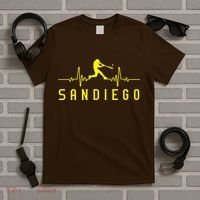 San Diego Baseball Heartbeat SD Game Day Padre T-Shirt thumb 5