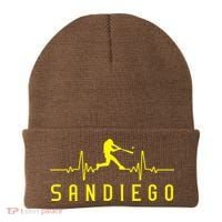 San Diego Baseball Heartbeat SD Game Day Padre Beanie thumb 0