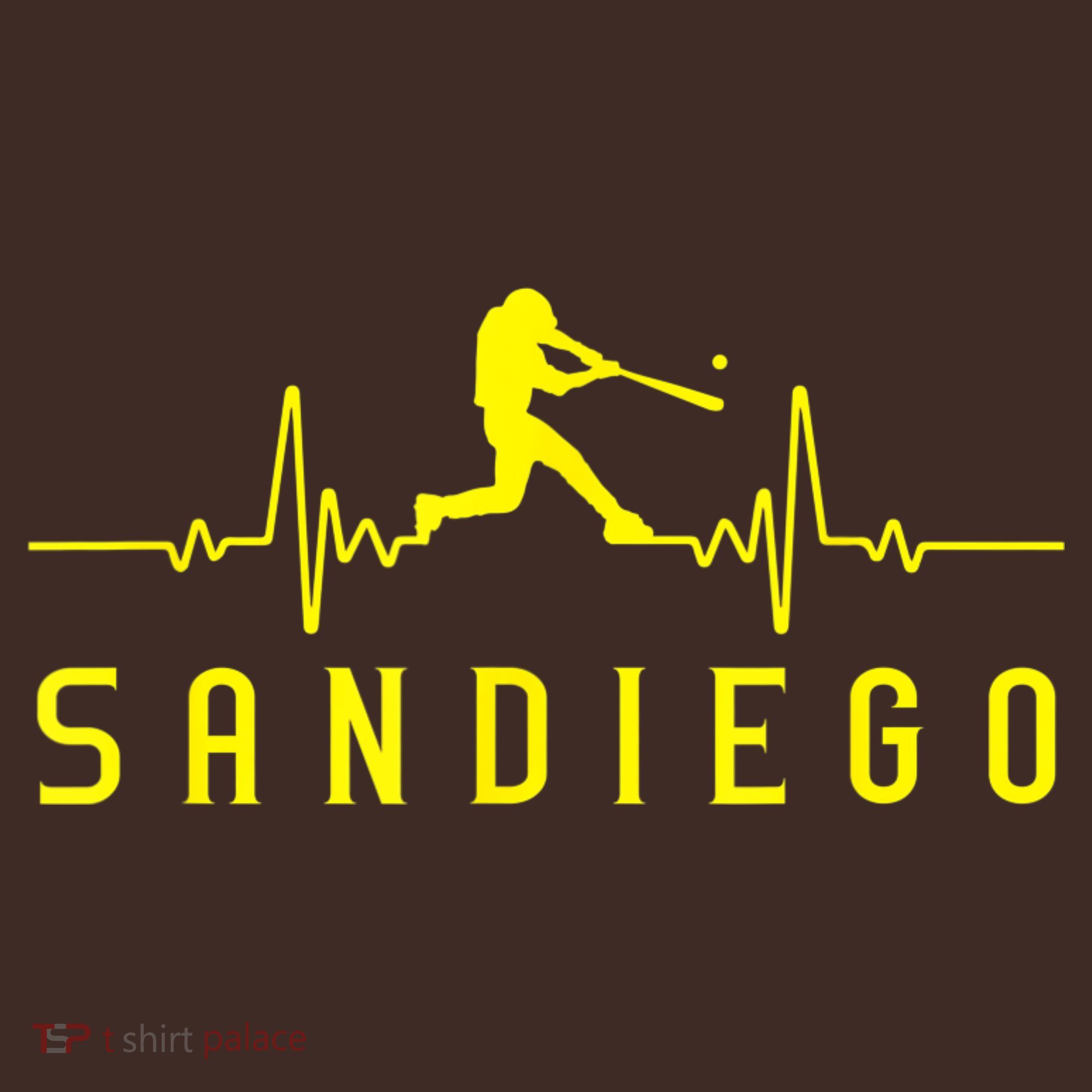 San Diego Baseball Heartbeat SD Game Day Padre Beanie