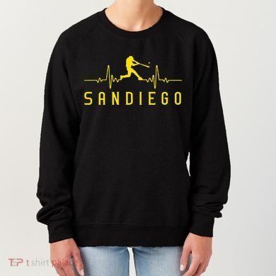 San Diego Baseball Heartbeat SD Women's Sweatshirt