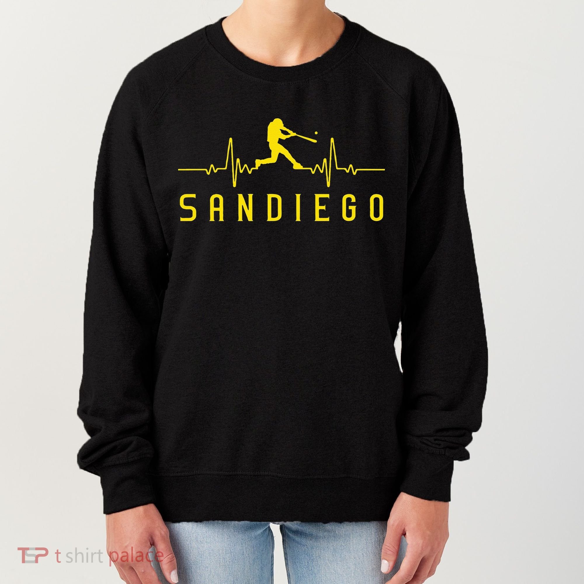 San Diego Baseball Heartbeat SD Women's Sweatshirt