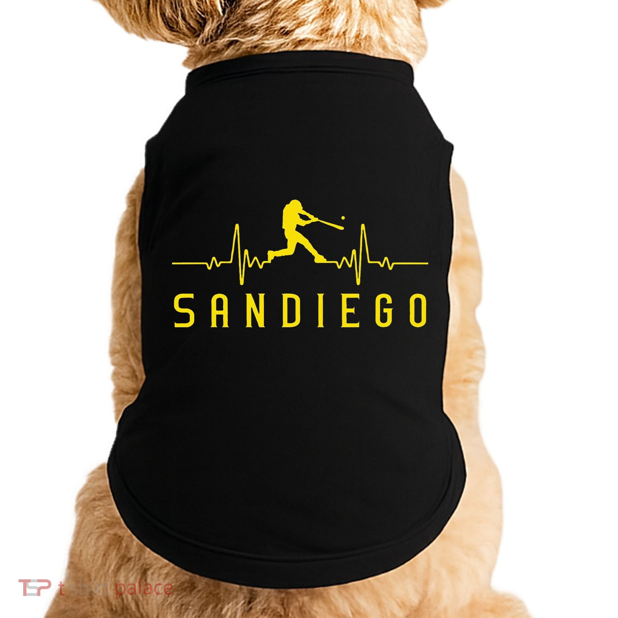 San Diego Baseball Heartbeat SD Doggie Tank