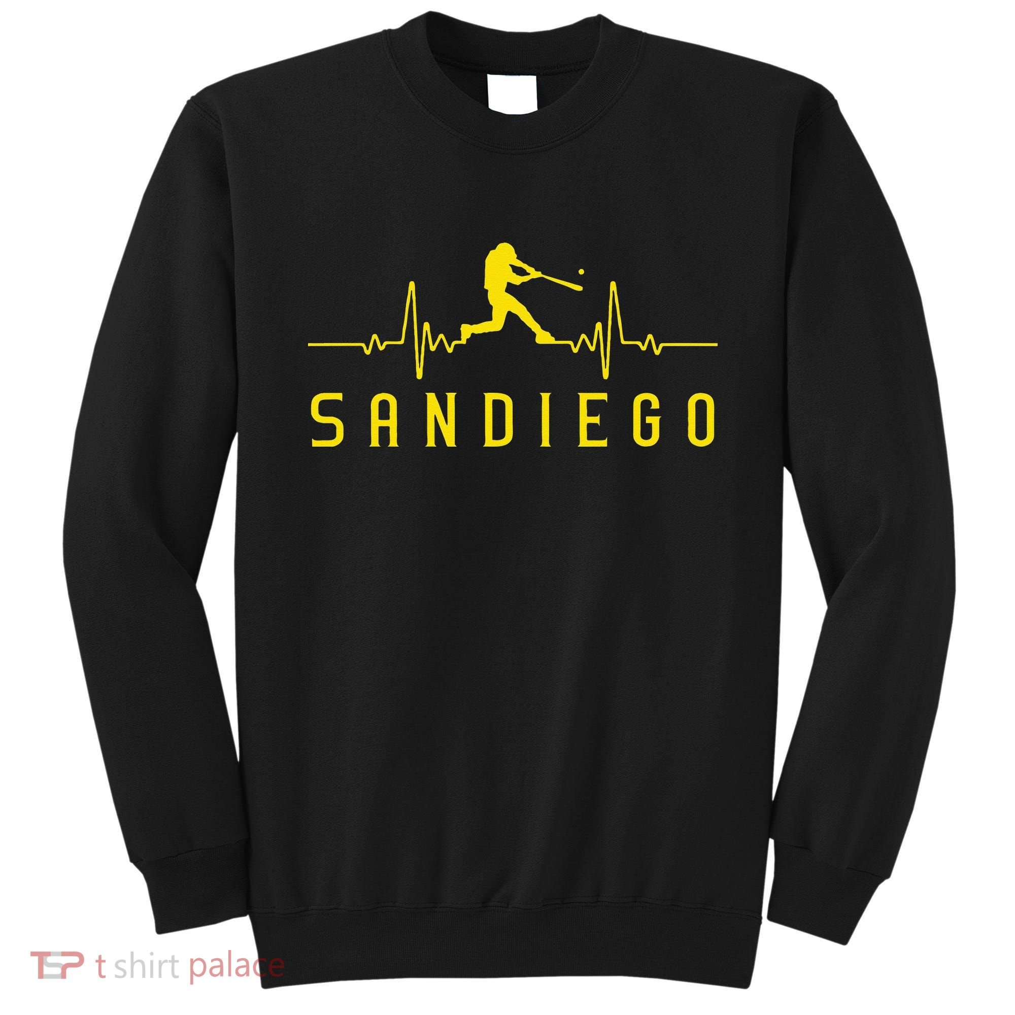 San Diego Baseball Heartbeat SD Sweatshirt