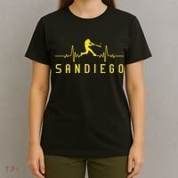 San Diego Baseball Heartbeat SD T-Shirt thumb 4