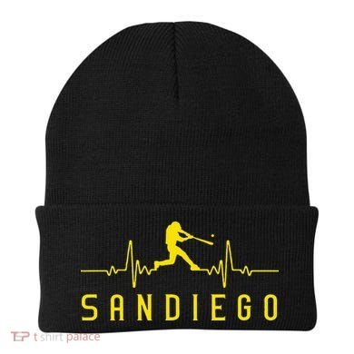 San Diego Baseball Heartbeat SD Beanie