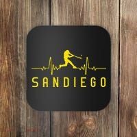 San Diego Baseball Heartbeat SD Coaster thumb 0