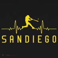 San Diego Baseball Heartbeat SD Pajama Set thumb 2