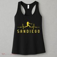 San Diego Baseball Heartbeat SD Women's Tank Top thumb 3