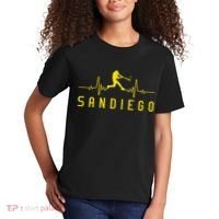 San Diego Baseball Heartbeat SD Kids T-Shirt thumb 2