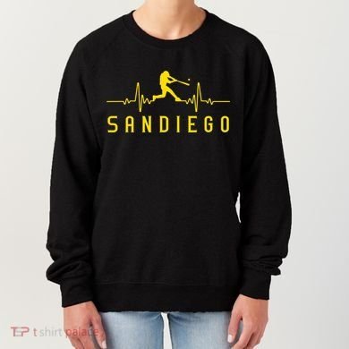 San Diego Baseball Heartbeat SD Women's Sweatshirt