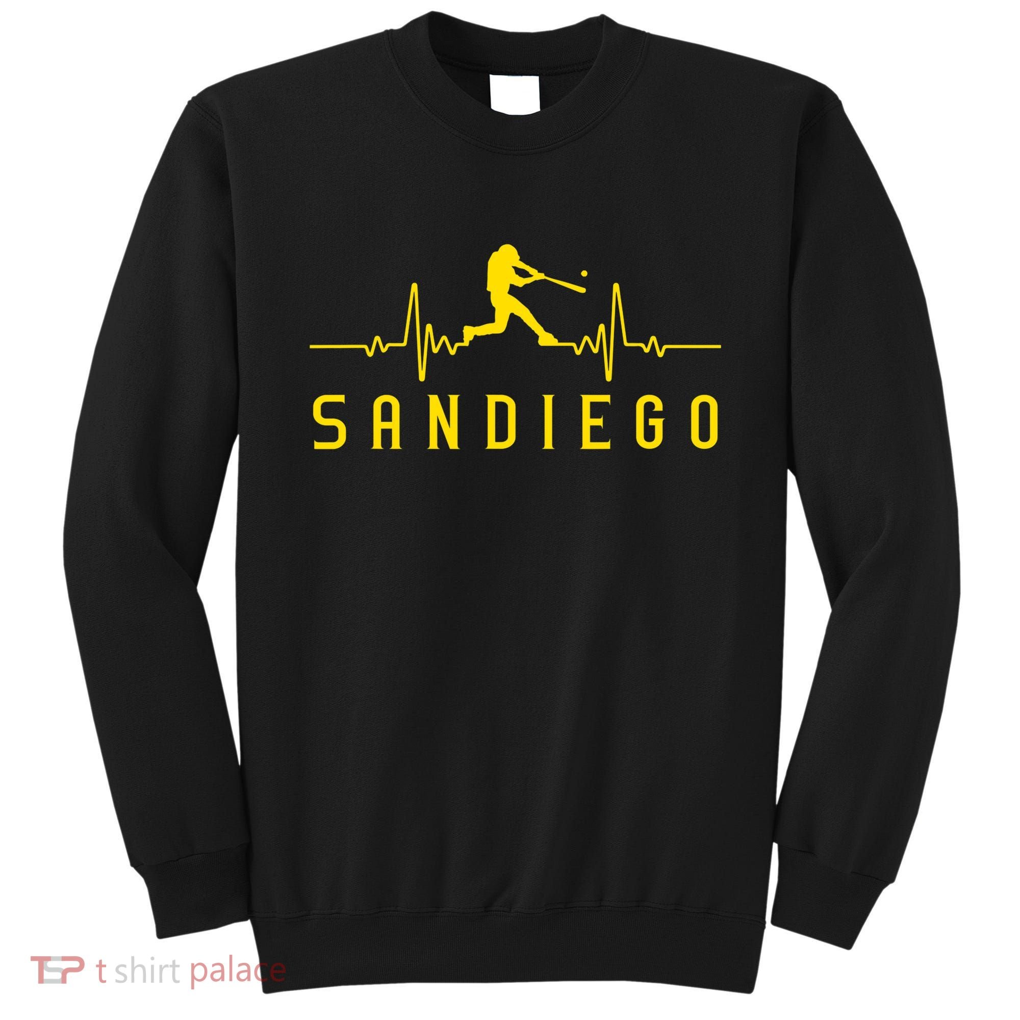 San Diego Baseball Heartbeat SD Sweatshirt