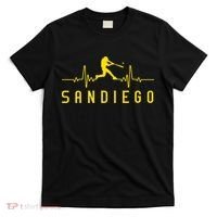 San Diego Baseball Heartbeat SD T-Shirt thumb 0