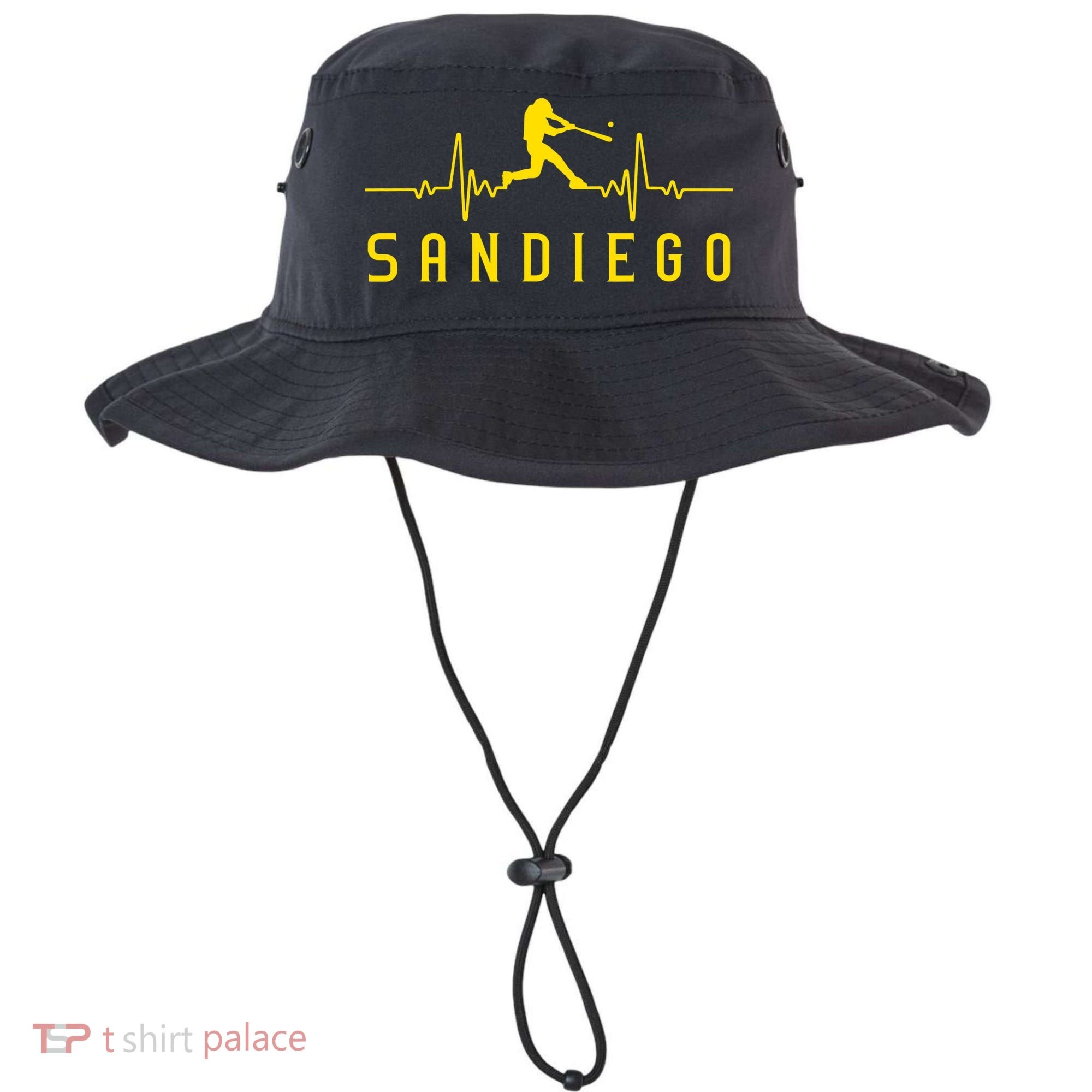 San Diego Baseball Heartbeat SD Bucket Hat