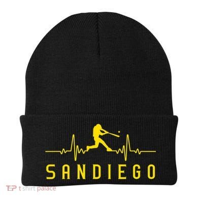 San Diego Baseball Heartbeat SD Beanie