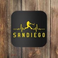 San Diego Baseball Heartbeat SD Coaster thumb 0