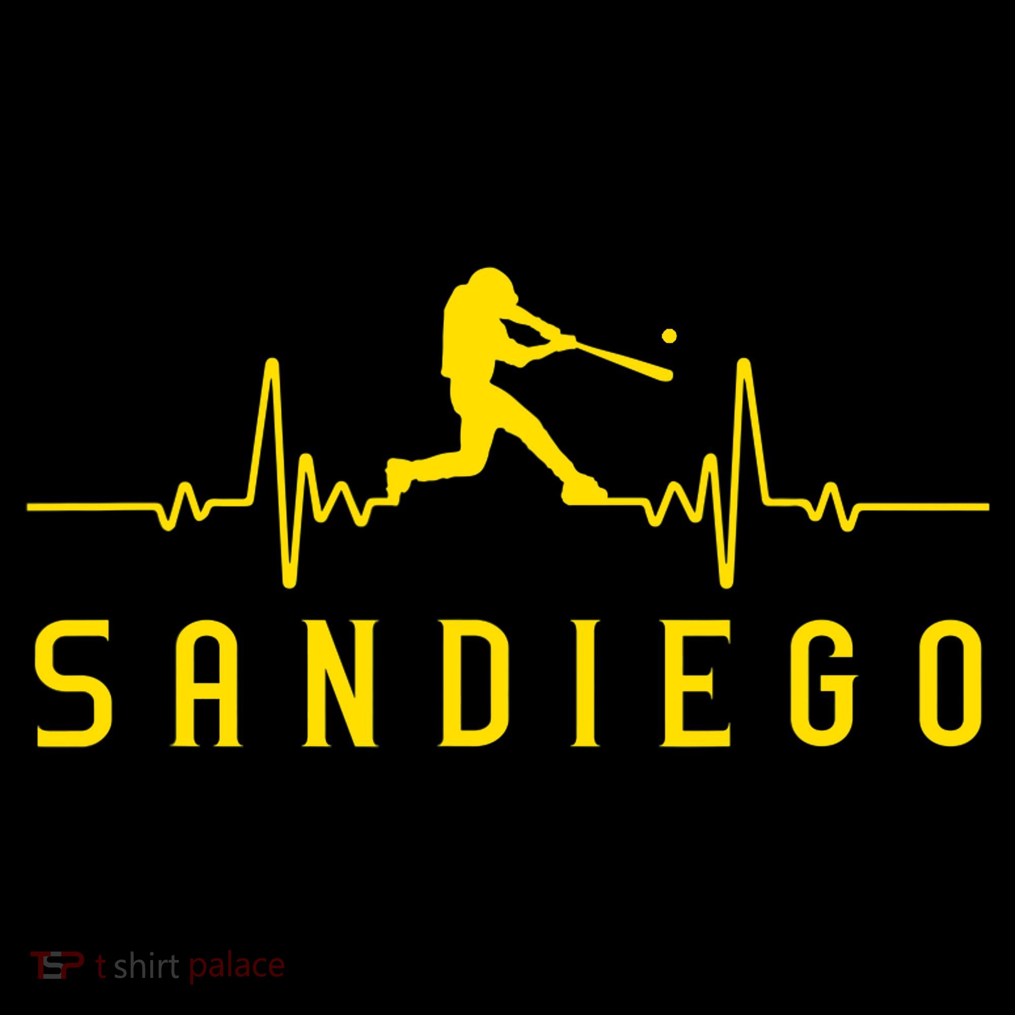 San Diego Baseball Heartbeat SD Mousepad