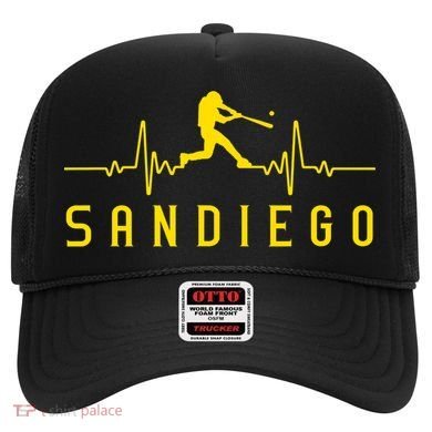 San Diego Baseball Heartbeat SD Hat