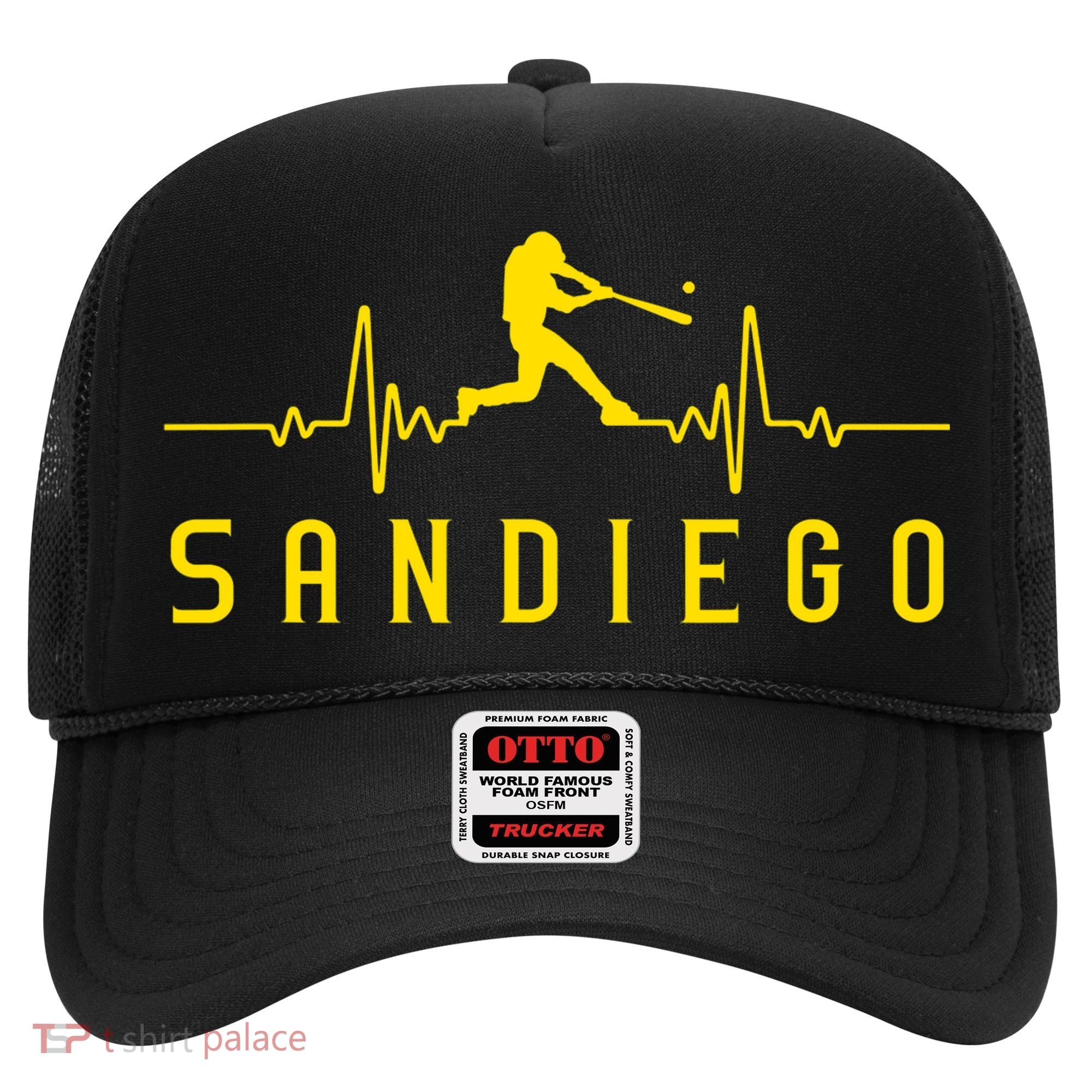 San Diego Baseball Heartbeat SD Hat