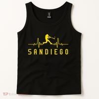San Diego Baseball Heartbeat SD Tank Top thumb 2