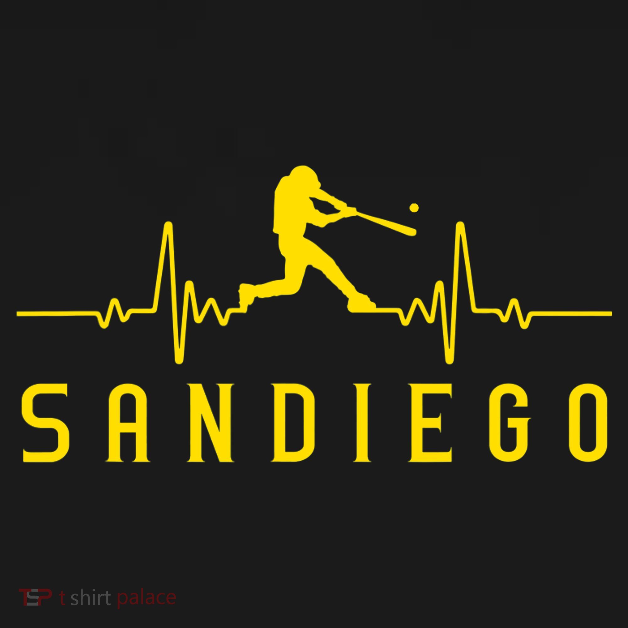 San Diego Baseball Heartbeat SD Women's T-Shirt