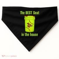 Softball Dad Best Seat In The House Pitcher Catcher USA-Made Doggie Bandana thumb 0