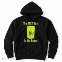 Softball Dad Best Seat In The House Pitcher Catcher Hoodie thumb 0