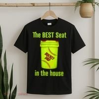 Softball Dad Best Seat In The House Pitcher Catcher T-Shirt thumb 2
