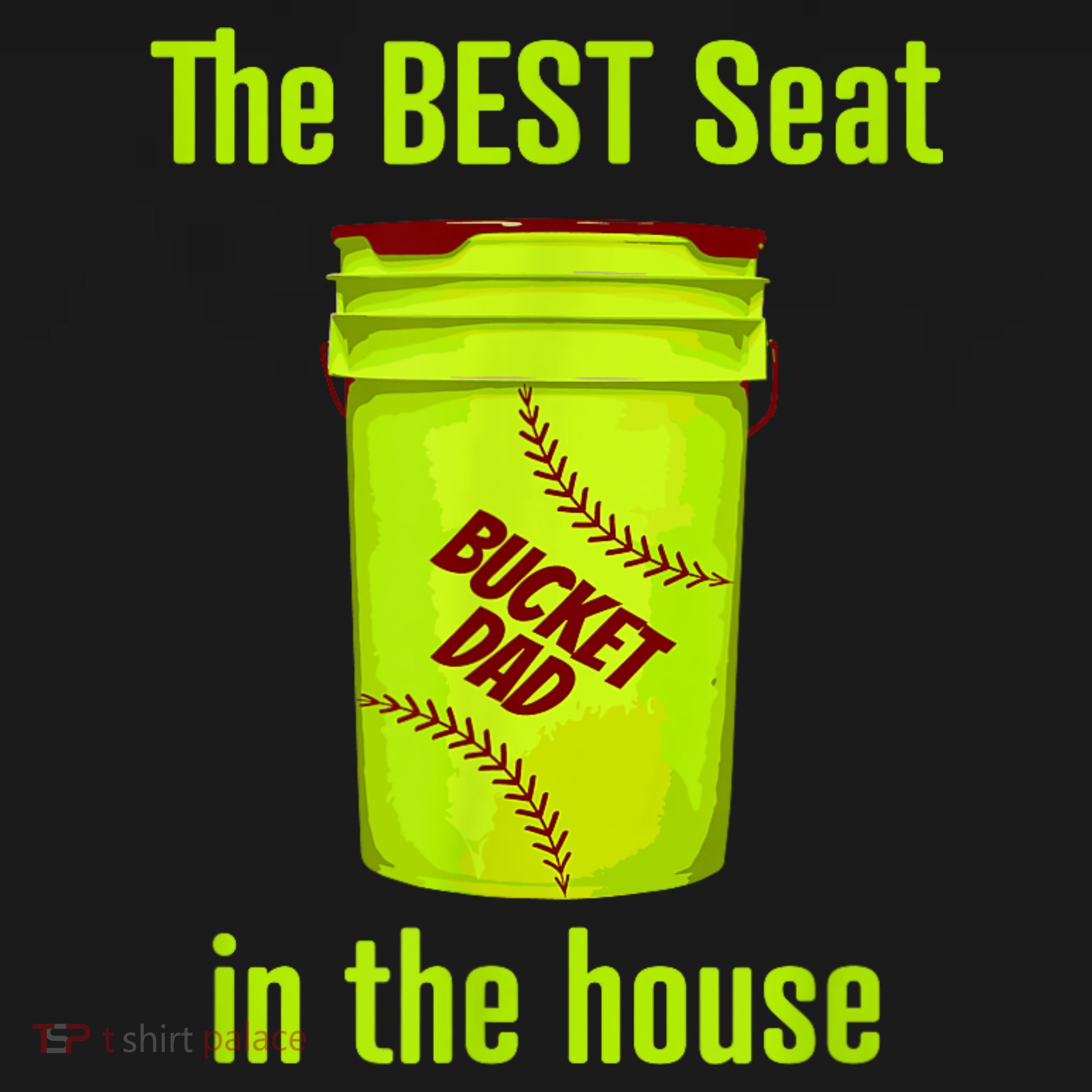 Softball Dad Best Seat In The House Pitcher Catcher Button