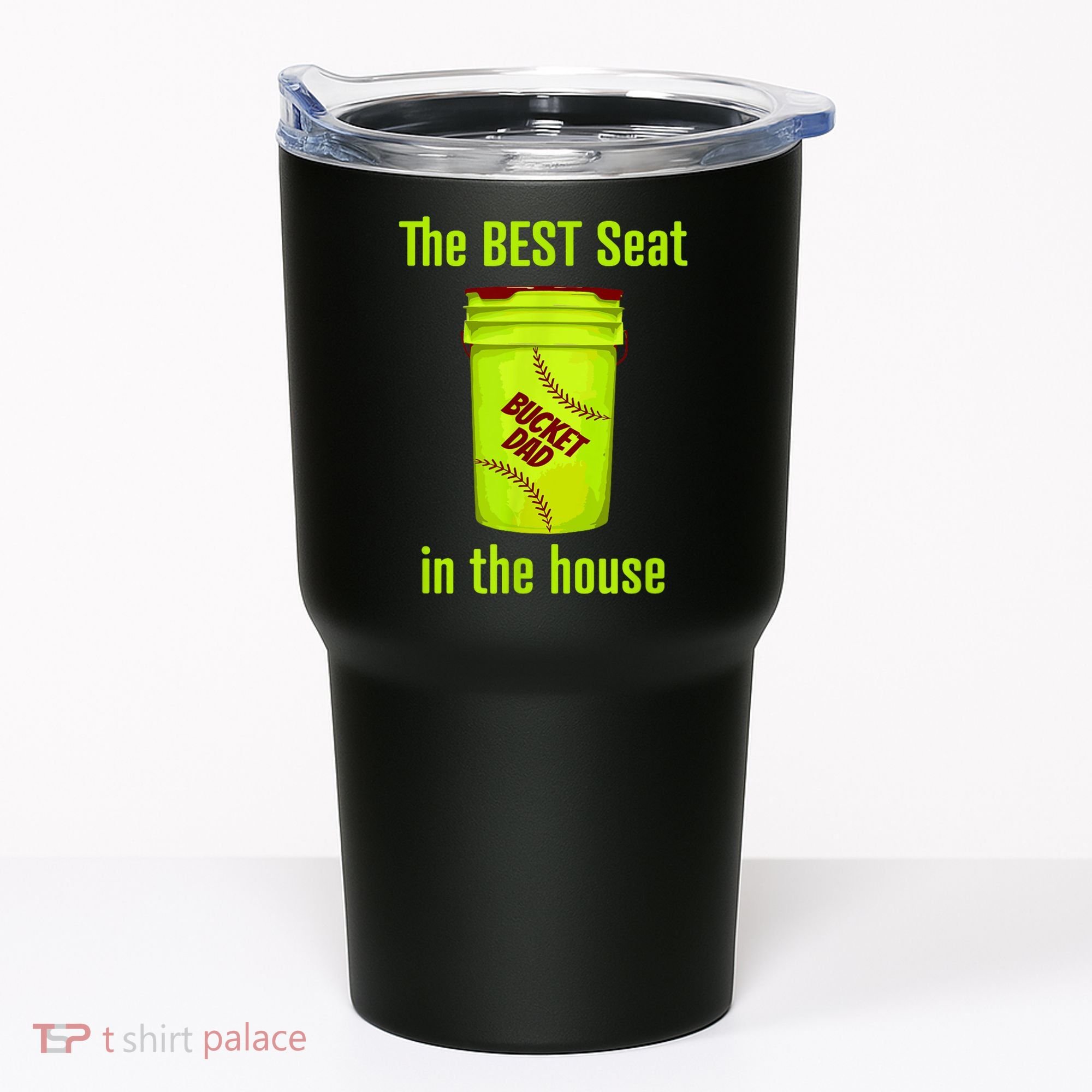 Softball Dad Best Seat In The House Pitcher Catcher Tumbler