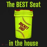 Softball Dad Best Seat In The House Pitcher Catcher Ornament thumb 1