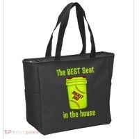 Softball Dad Best Seat In The House Pitcher Catcher Tote Bag thumb 2