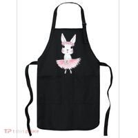 Sweet Dancing Ballerina Bunny Ballet Rabbit Girl For Apron thumb 0