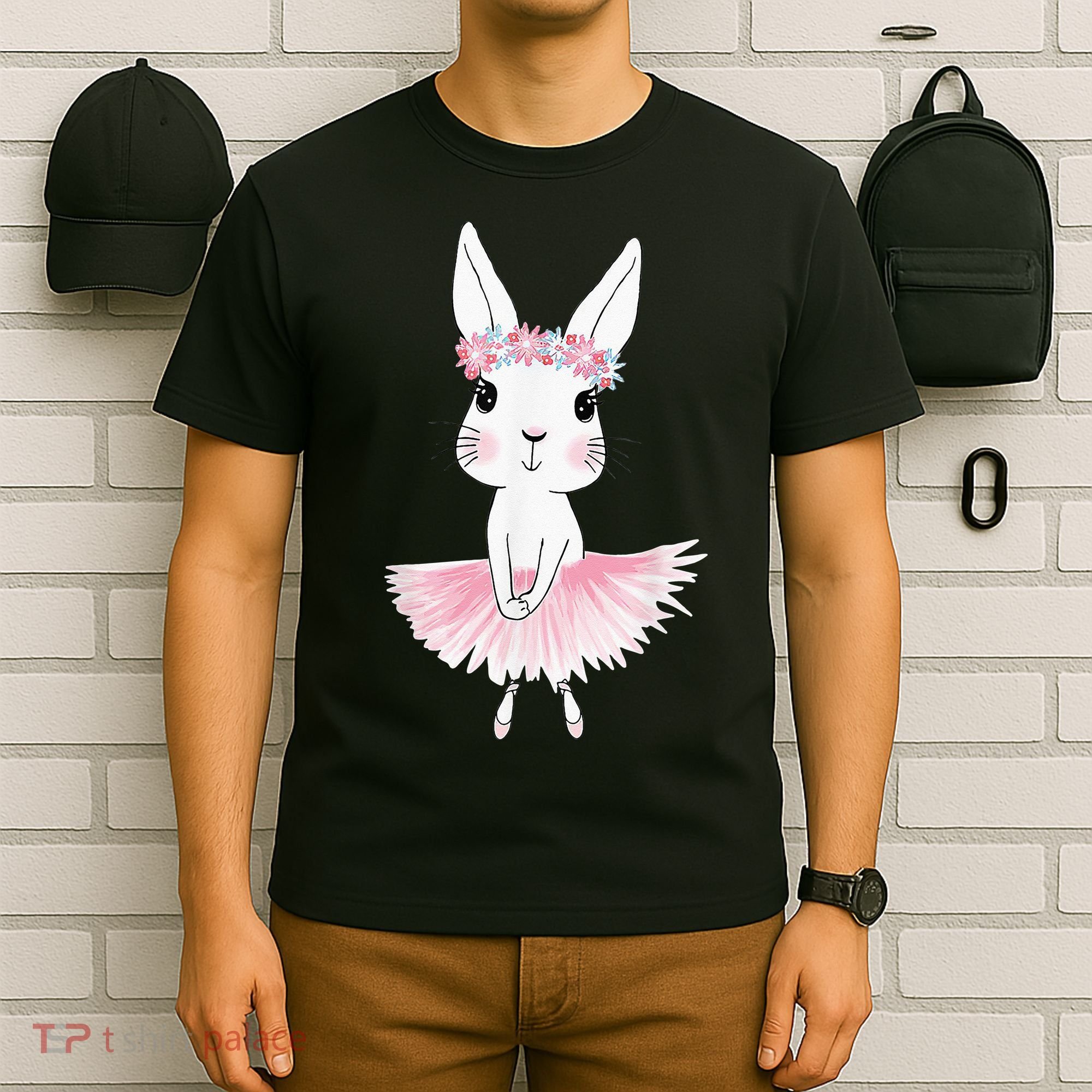 Sweet Dancing Ballerina Bunny Ballet Rabbit Girl For T-Shirt