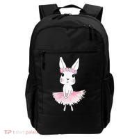 Sweet Dancing Ballerina Bunny Ballet Rabbit Girl For Backpack thumb 0