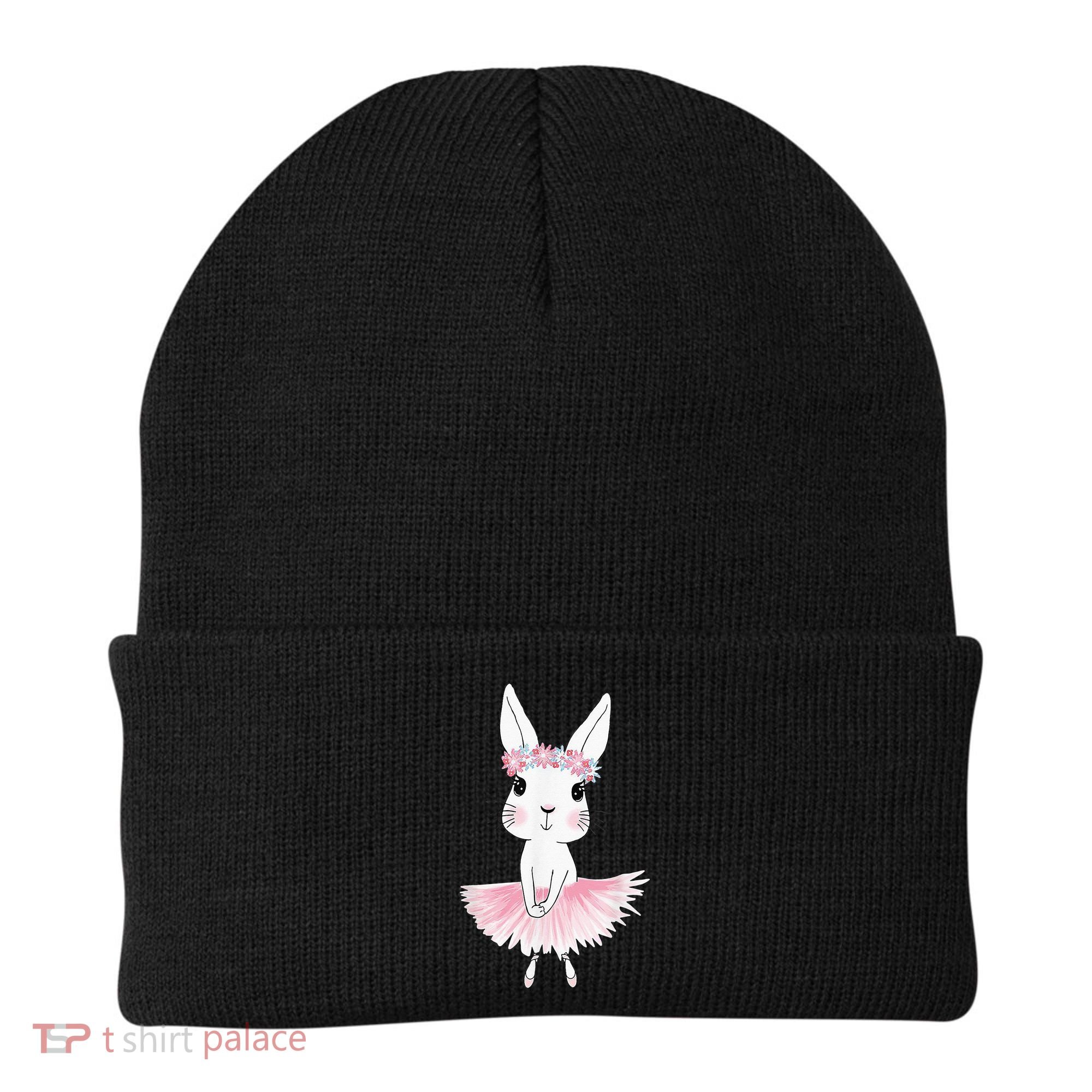 Sweet Dancing Ballerina Bunny Ballet Rabbit Girl For Beanie