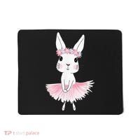Sweet Dancing Ballerina Bunny Ballet Rabbit Girl For Mousepad thumb 0