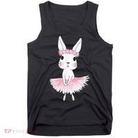 Sweet Dancing Ballerina Bunny Ballet Rabbit Girl For Tank Top thumb 0