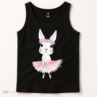 Sweet Dancing Ballerina Bunny Ballet Rabbit Girl For Tank Top thumb 2