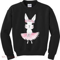 Sweet Dancing Ballerina Bunny Ballet Rabbit Girl For Kids Sweatshirt thumb 0