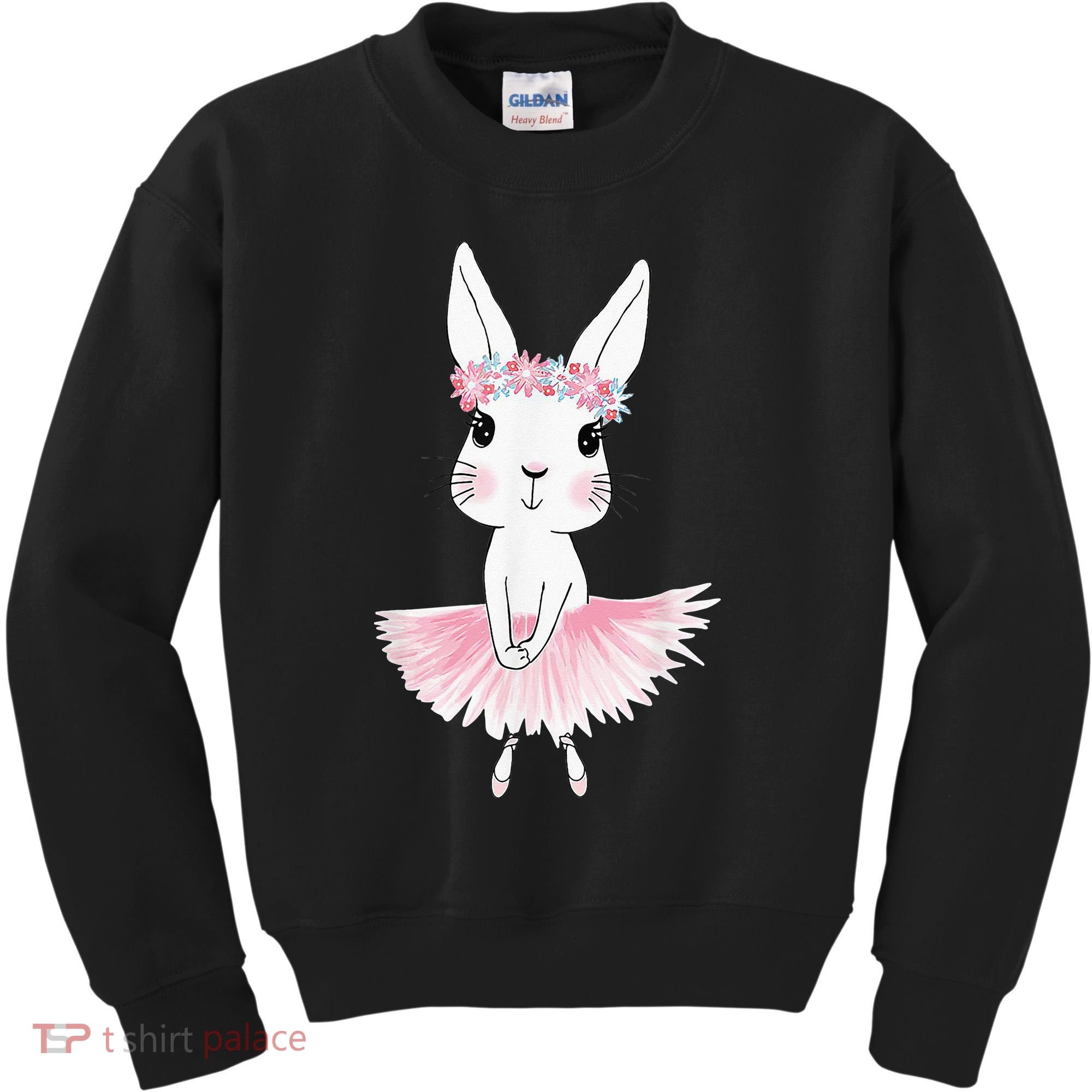 Sweet Dancing Ballerina Bunny Ballet Rabbit Girl For Kids Sweatshirt