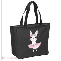 Sweet Dancing Ballerina Bunny Ballet Rabbit Girl For Tote Bag thumb 2