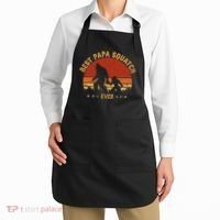 Sasquatch Dad Best Papa Squatch Ever Bigfoot Dad Fathers Day Apron thumb 2