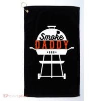 Smoky Daddy Bbq Grill Party Present Gift Golf Towel thumb 0